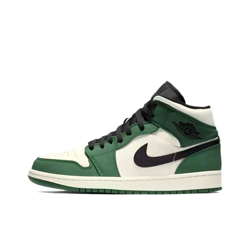 Nike Air Jordan 1 High Green White MID