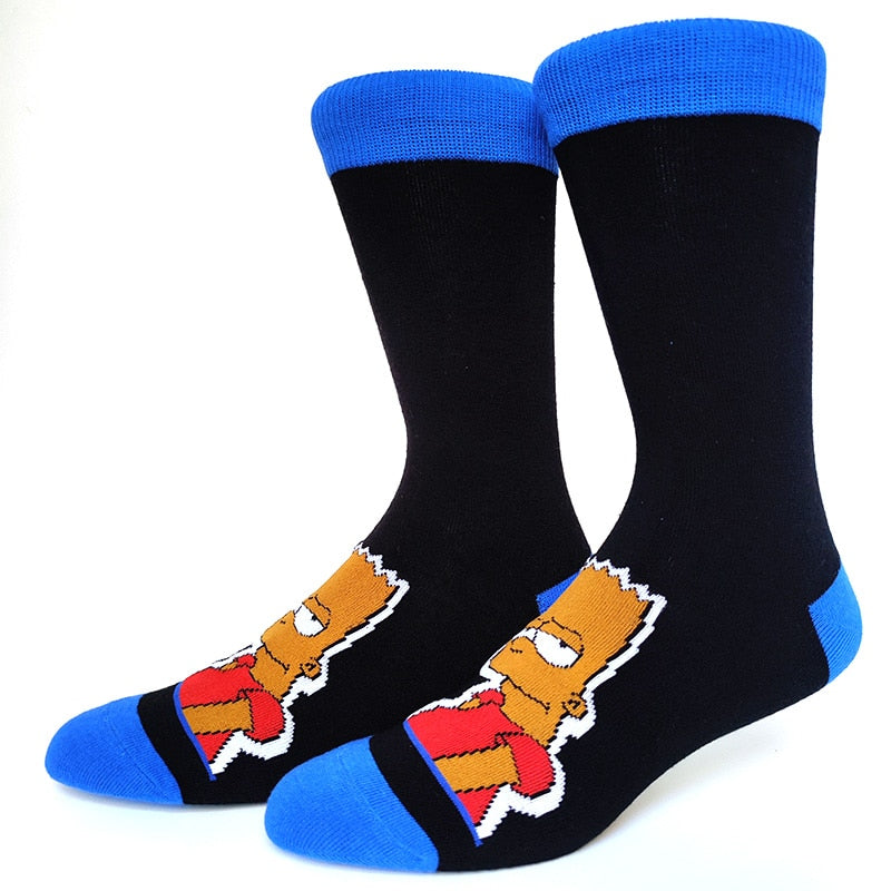 Simpsons Cartoon Funny Socks