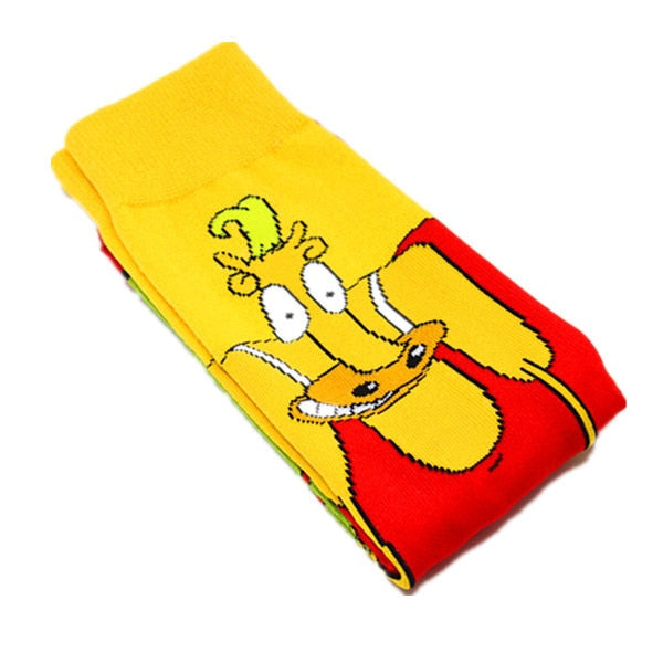 Simpsons Cartoon Funny Socks