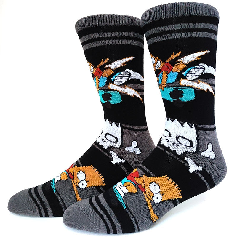 Simpsons Cartoon Funny Socks