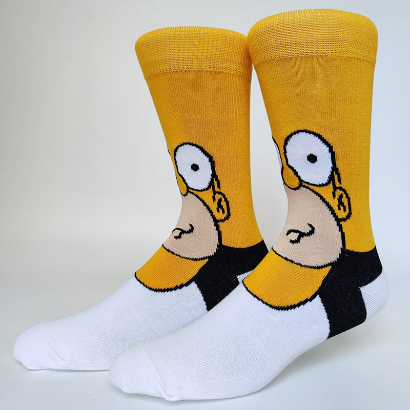 Simpsons Cartoon Funny Socks