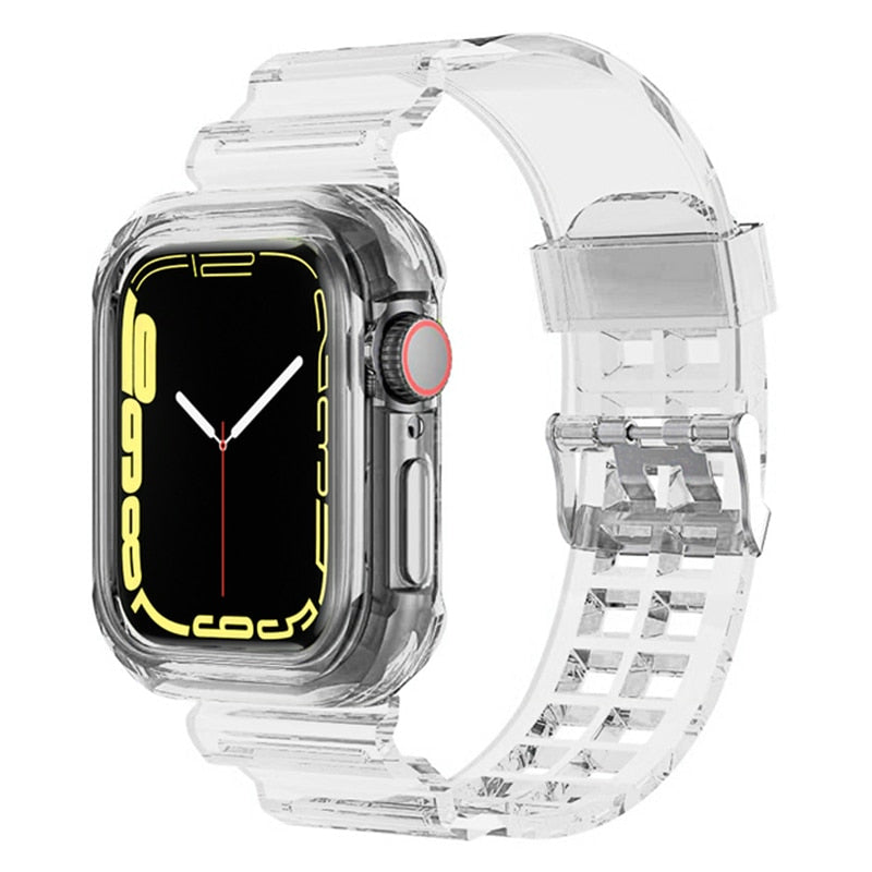 Clear Band + Case for Apple Watch