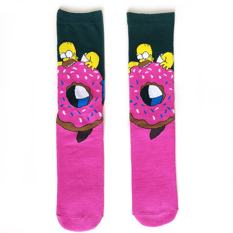 Simpsons Cartoon Funny Socks