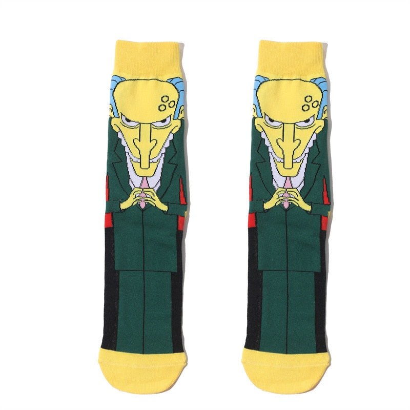 Simpsons Cartoon Funny Socks