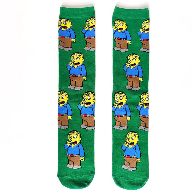 Simpsons Cartoon Funny Socks