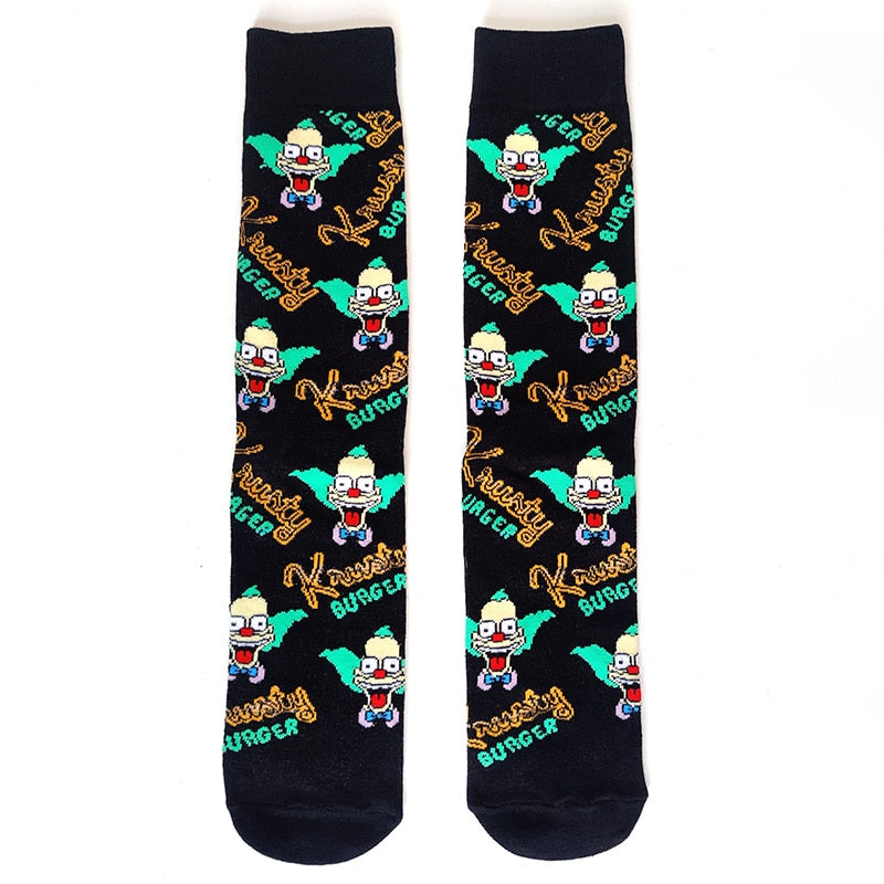 Simpsons Cartoon Funny Socks