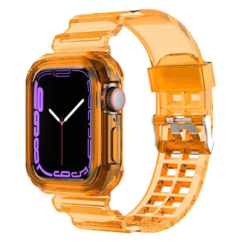 Clear Band + Case for Apple Watch