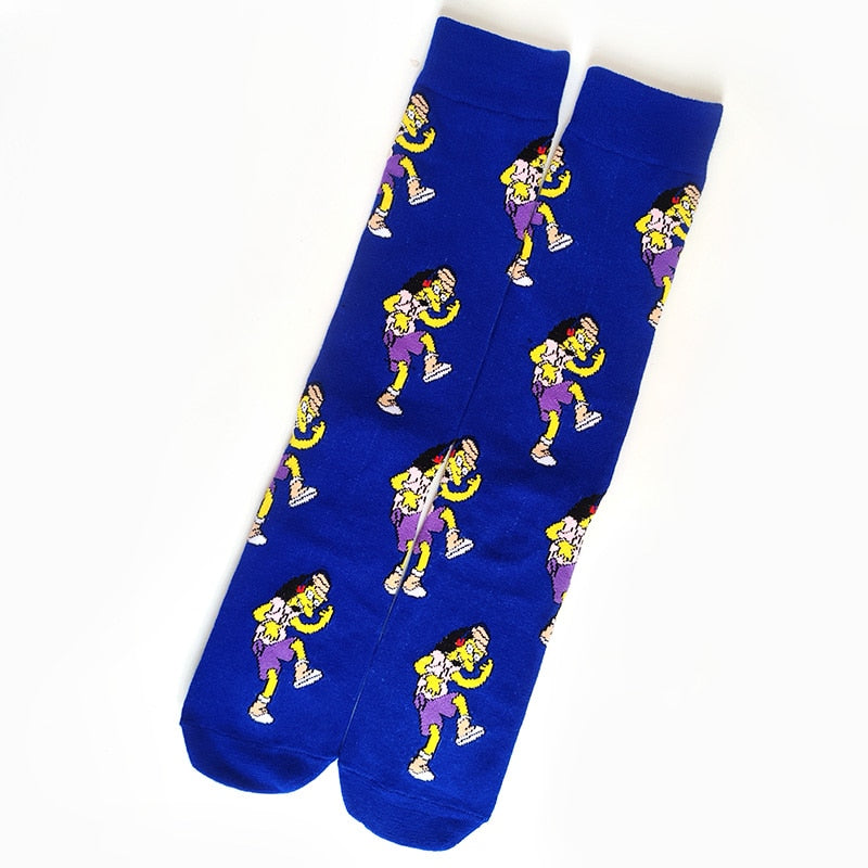 Simpsons Cartoon Funny Socks