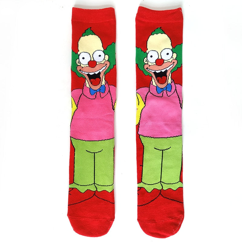 Simpsons Cartoon Funny Socks