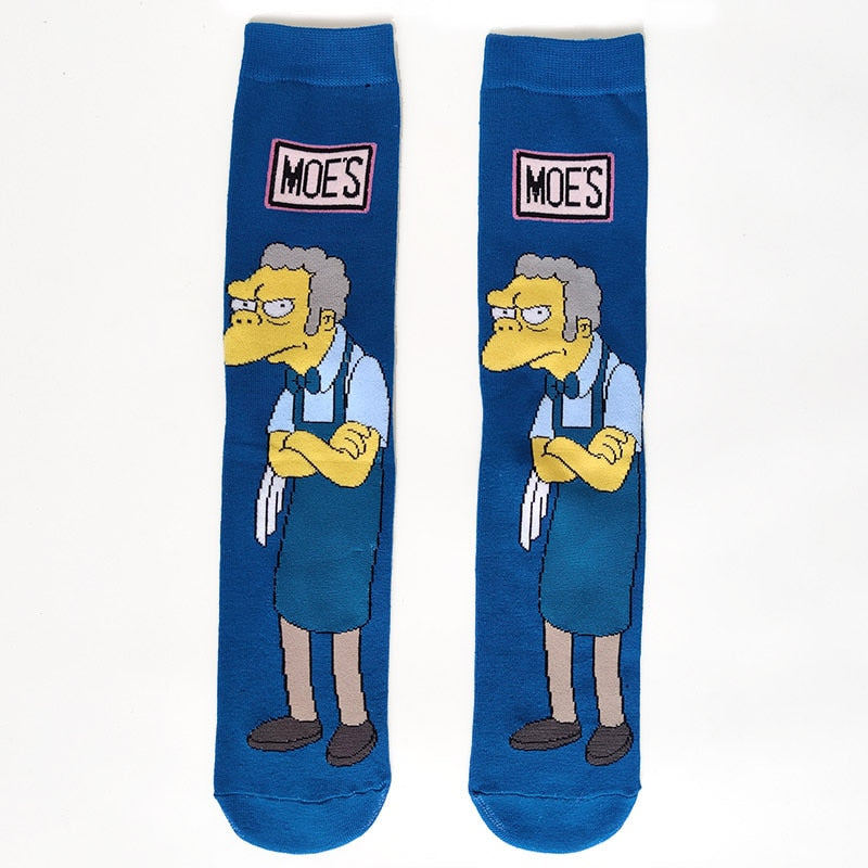 Simpsons Cartoon Funny Socks