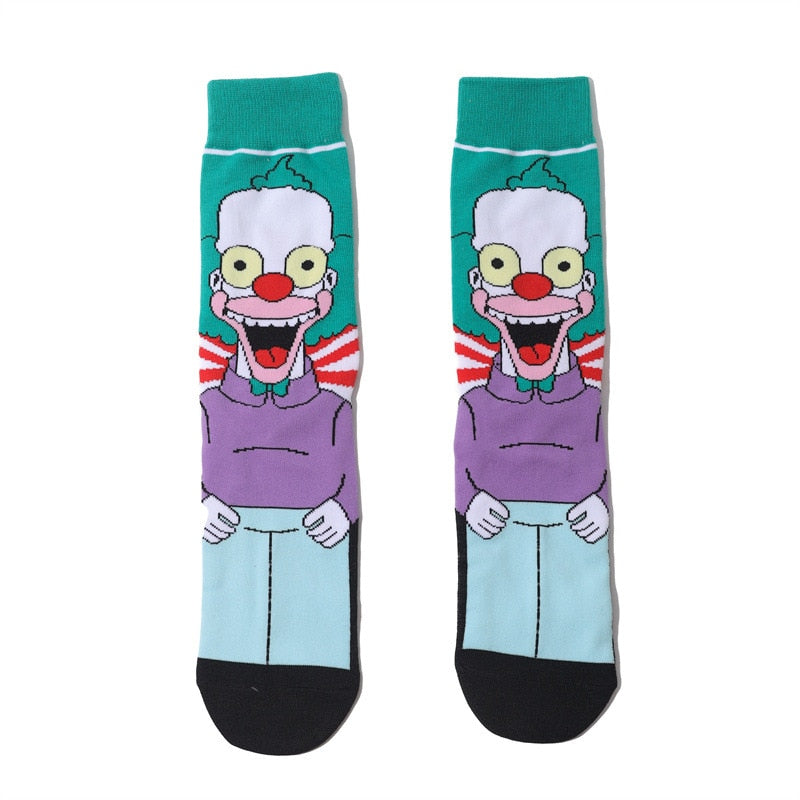 Simpsons Cartoon Funny Socks