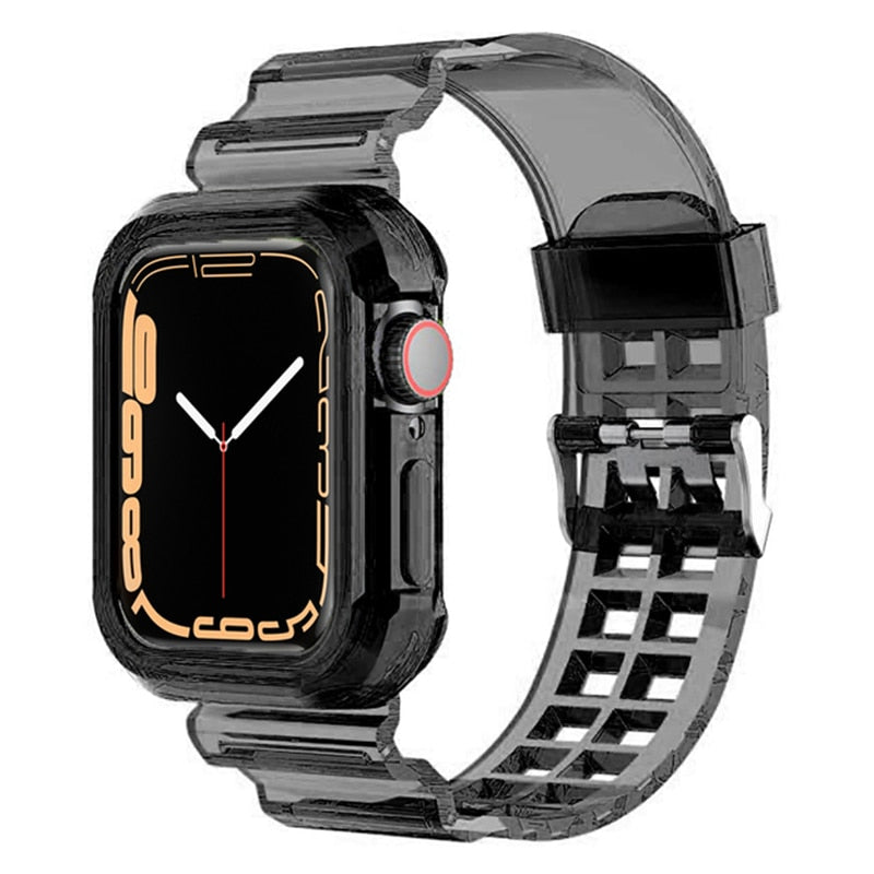 Clear Band + Case for Apple Watch