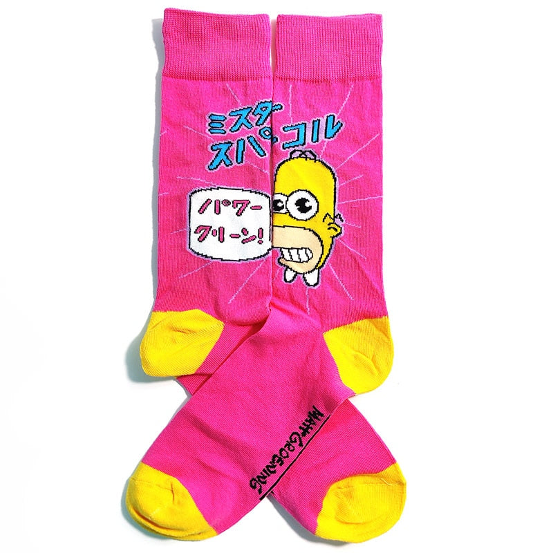 Simpsons Cartoon Funny Socks