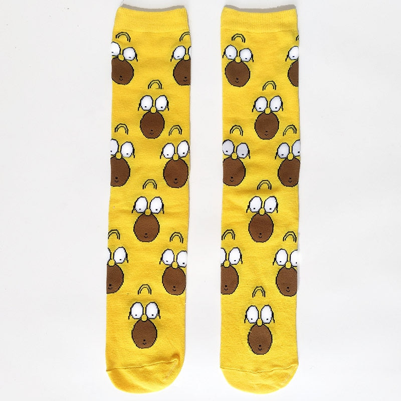 Simpsons Cartoon Funny Socks