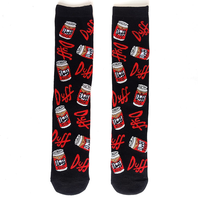 Simpsons Cartoon Funny Socks