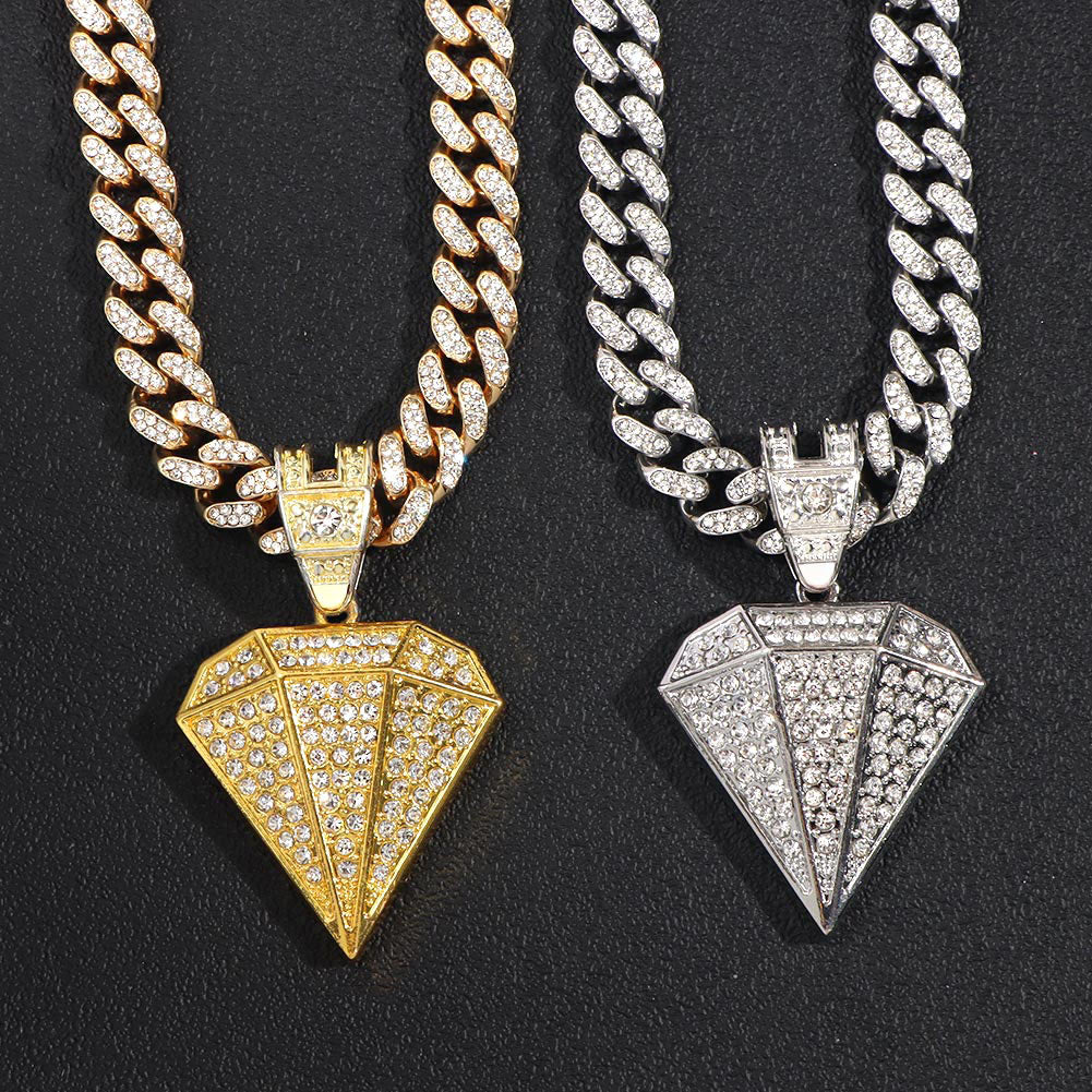 Hip Hop Paved Rhinestones Diamond