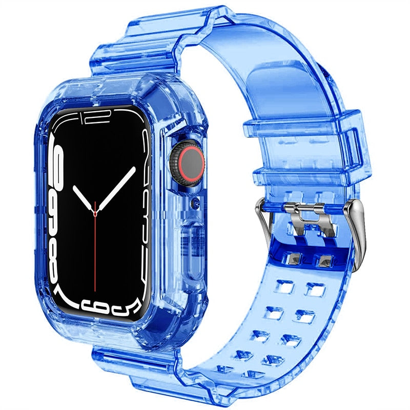 Clear Band + Case for Apple Watch