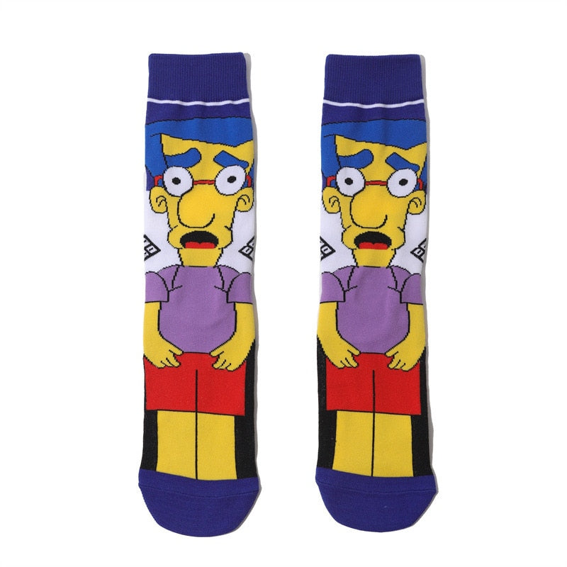 Simpsons Cartoon Funny Socks