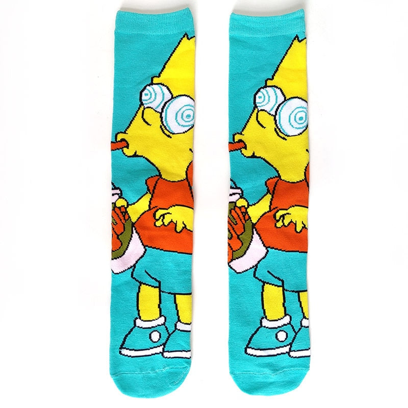 Simpsons Cartoon Funny Socks