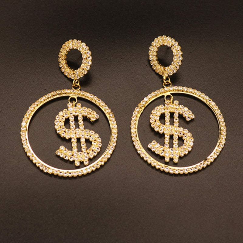 Fashion Long Letters Pendant Earring Fashion