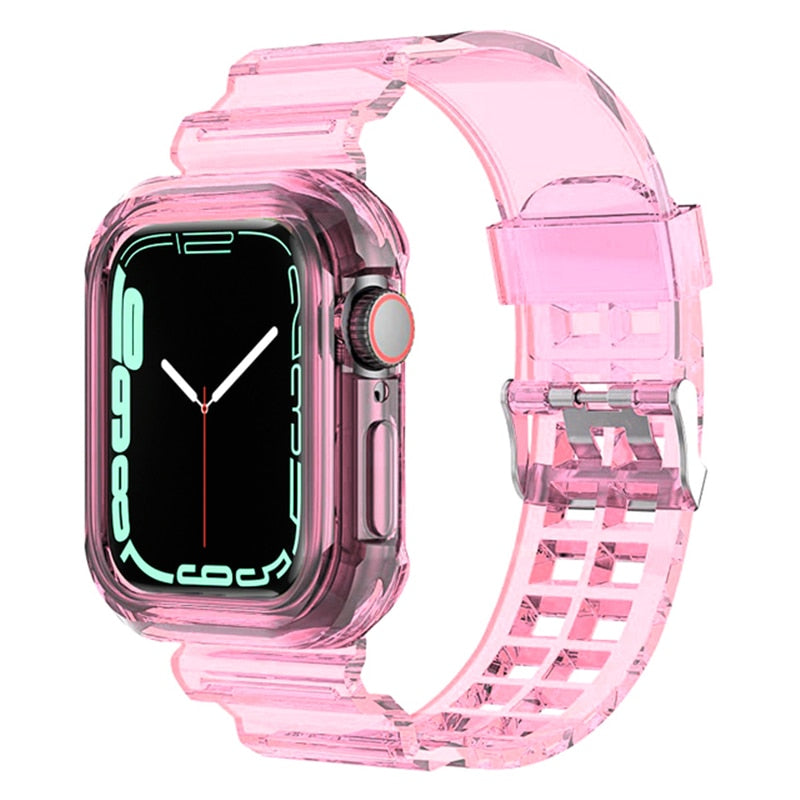 Clear Band + Case for Apple Watch